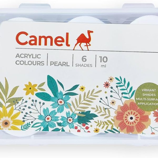 Camel Acrylic Colour Pearl 10ml 6 Shade
