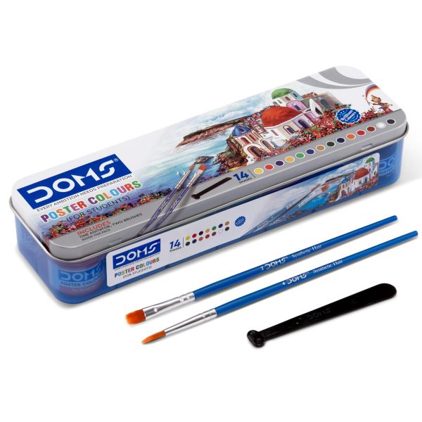 Doms Poster Colour 10ml 12 Shades (Students )