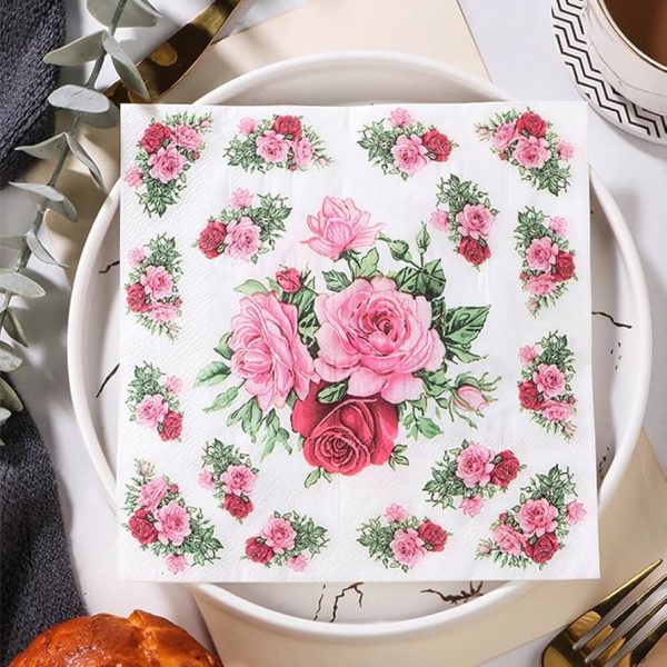 Deco Paper, Color Printed Napkins Dp: 205