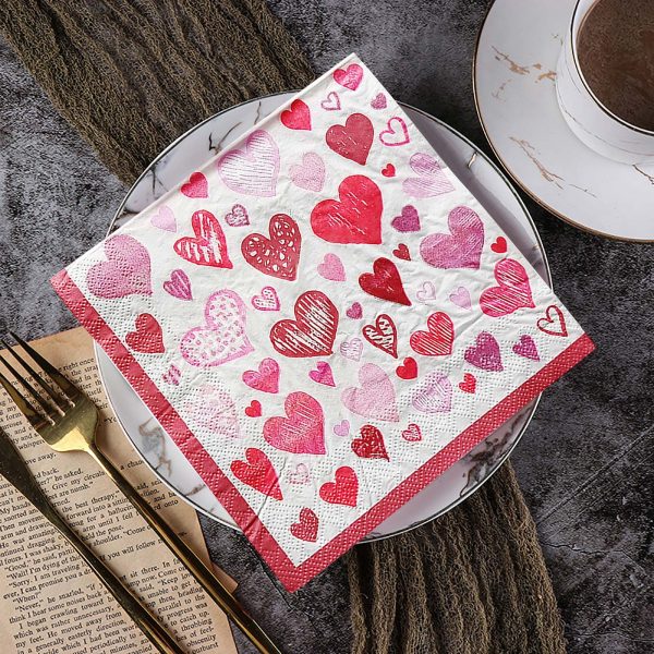 Deco Paper, Color Printed Napkins Dp: 241