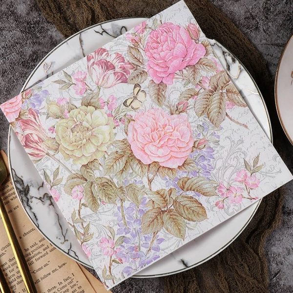 Deco Paper, Color Printed Napkins Dp: 110