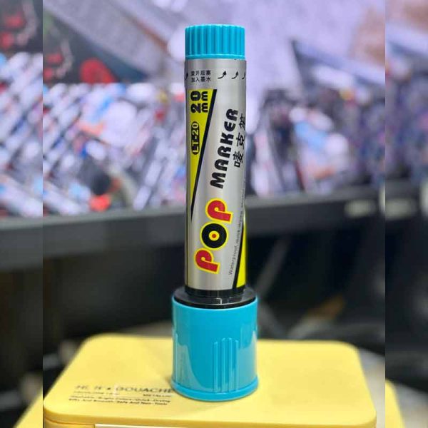 Leto Pop Marker 20mm Sky Blue