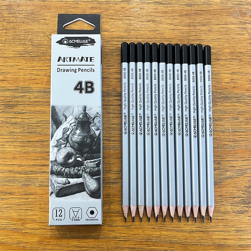 PdC5AljRpOcInD1UG5B.jpg Acmelia drawing pencil 4B 1pes - Image 1