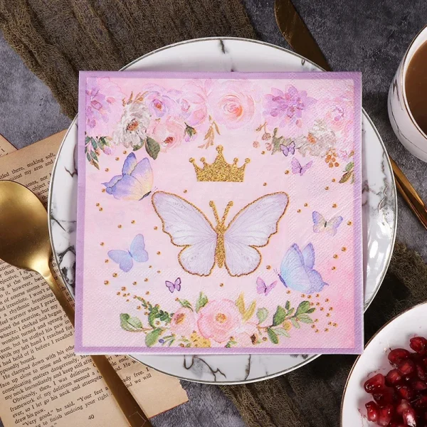 Deco Paper, Color Printed Napkins Dp: 231