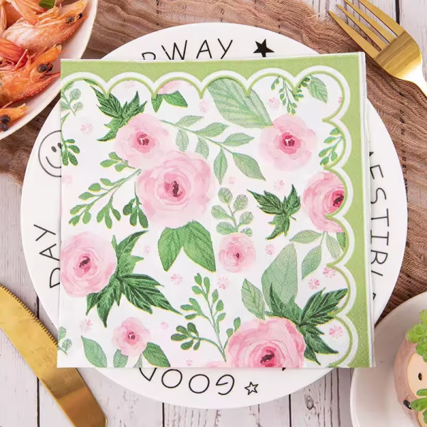 Deco Paper, Color Printed Napkins Dp: 204
