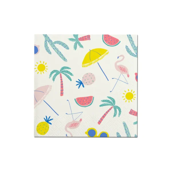 Deco Paper, Color Printed Napkins Dp: 163