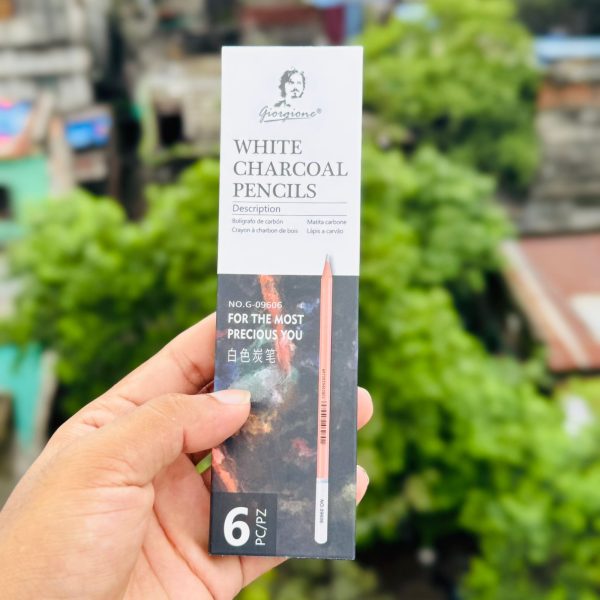 Giorgione White Charcoal Pencils G-09606