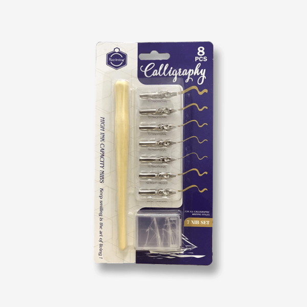 Keep Smiling Calligraphy Nib Set 7pc