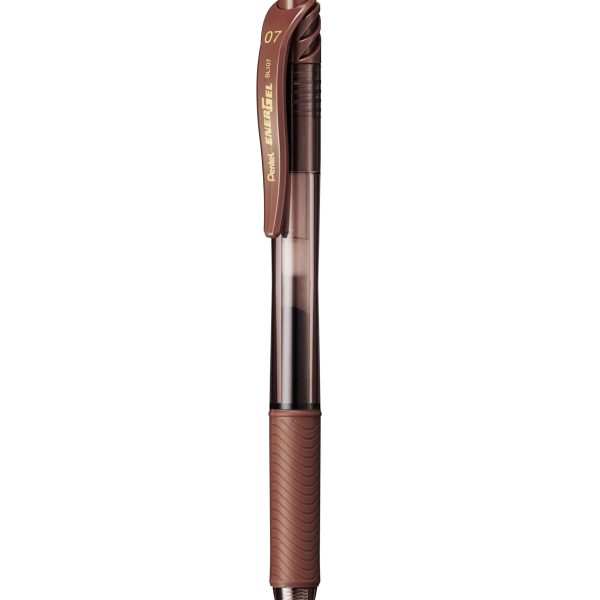 Pentel Energel Gel Pen Brown Ink (0.7mm) - 1 Pcs - BL107-EX