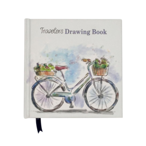 Hearts Travelers Drawing Book 50 sheets village [SINE 7.2X7.2INC]