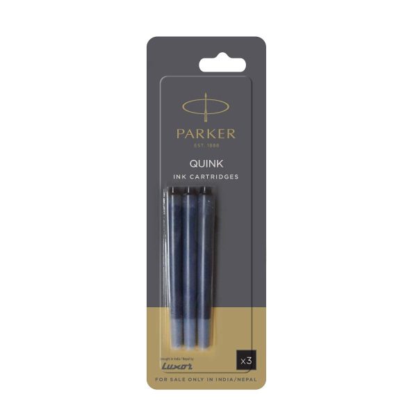 Cartridges - Fountain Pen - Black- Pack of 3