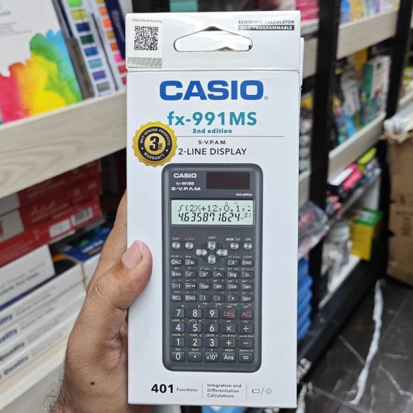 Casio Scientific Calculator FX-991MS  (2nd Edition) 3 YEARS WARRANTY