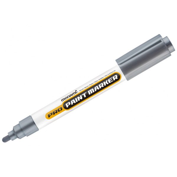 Monami Pro Paint Marker 2mm Bullet Sliver