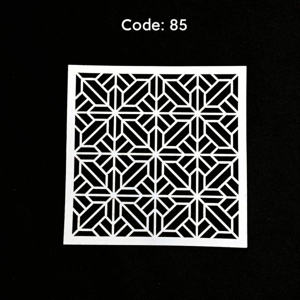 Stencil Code 85 (8x8 inch)