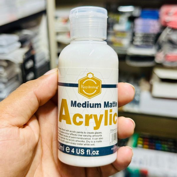 Keep Smiling Acrylic Matte Medium 120ml MJ-120M