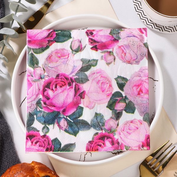 Deco Paper, Color Printed Napkins Dp: 255